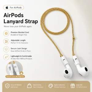 Mesh Chain AirPods Necklace
